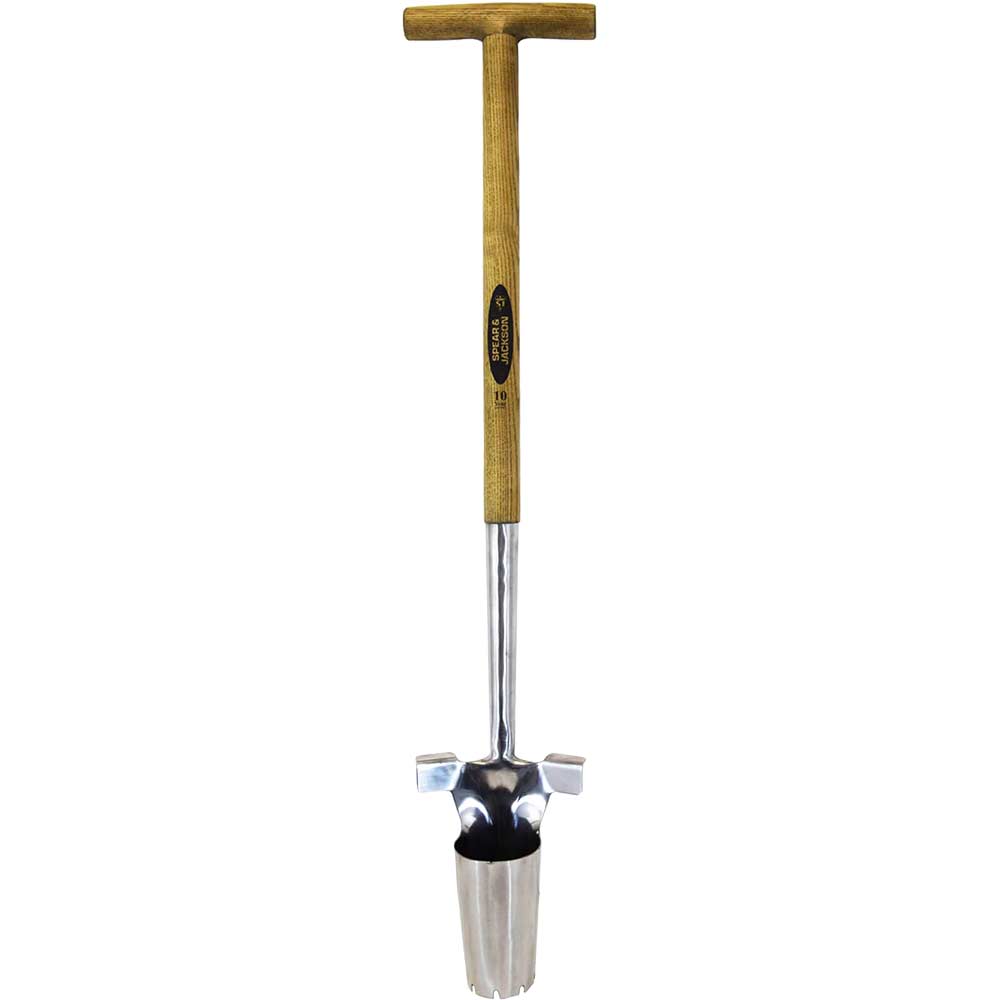 Image of Spear and Jackson Traditional Stainless Steel Long Handle Bulb Planter