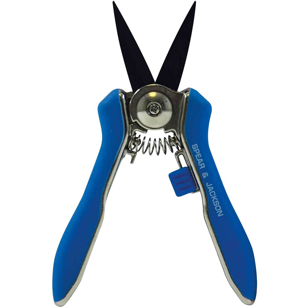 Spear and Jackson Colours Blue Garden Snips 160mm