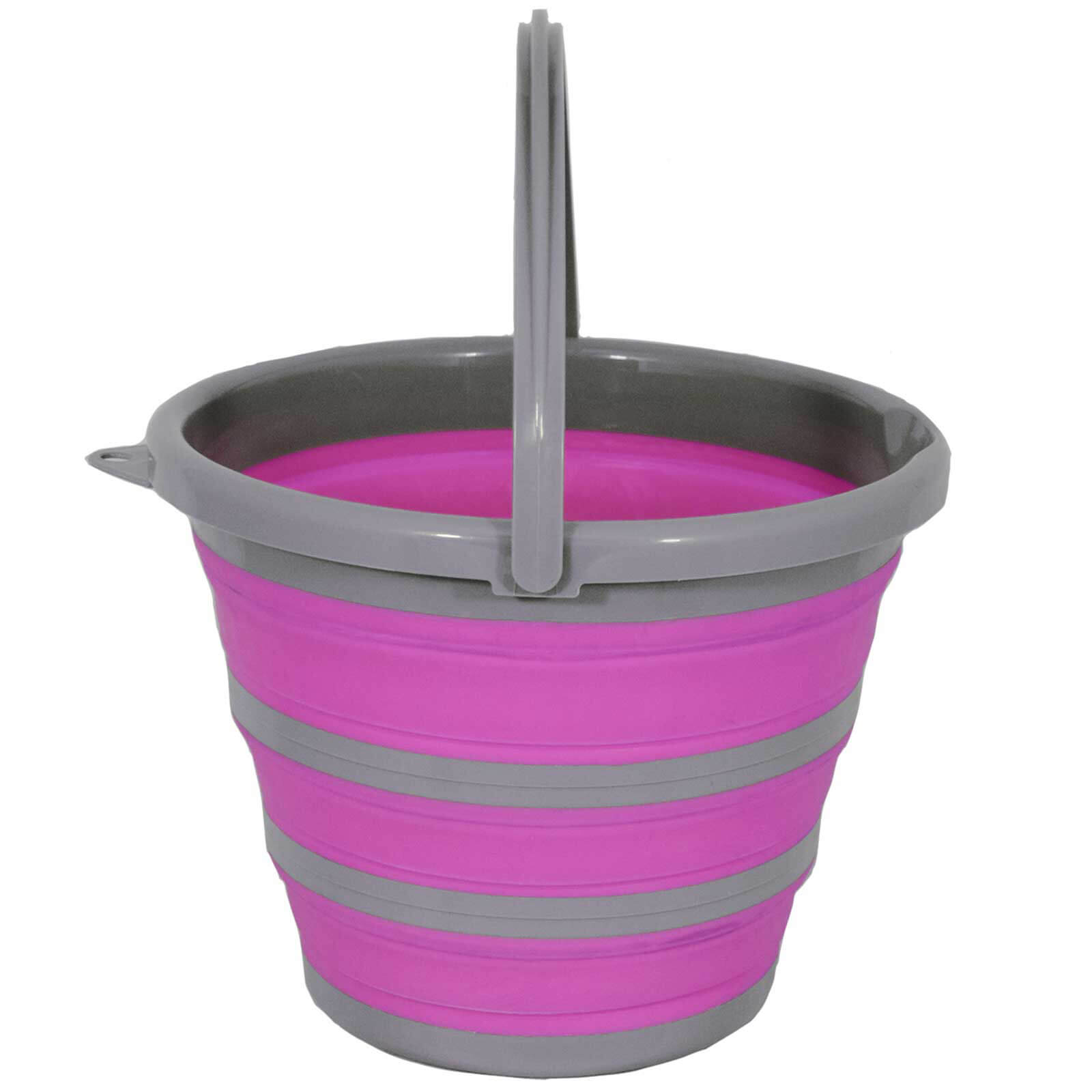 Image of Spear and Jackson Collapsible Bucket Pink