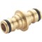 Spear and Jackson Two Way Brass Male Hose Connector 