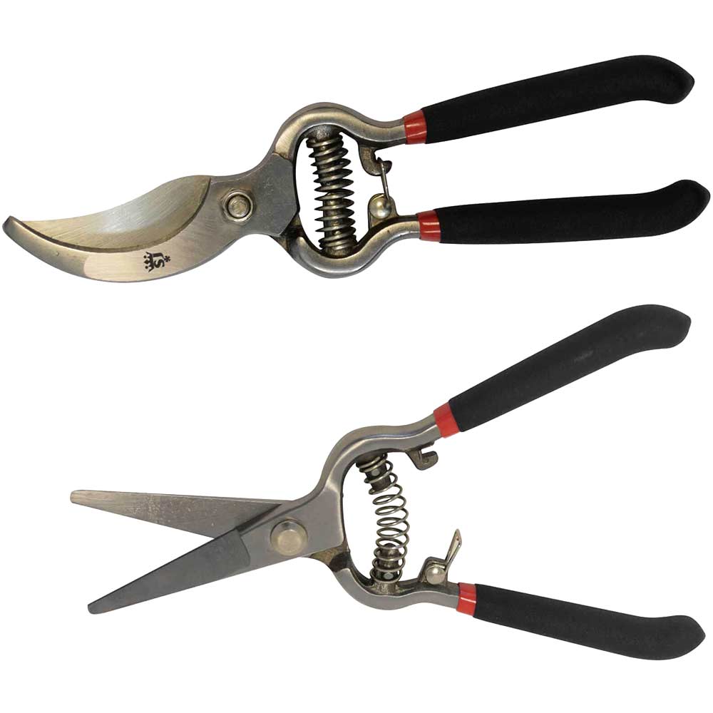 Image of Spear and Jackson Vintage Bypass Secateurs and Snips Set