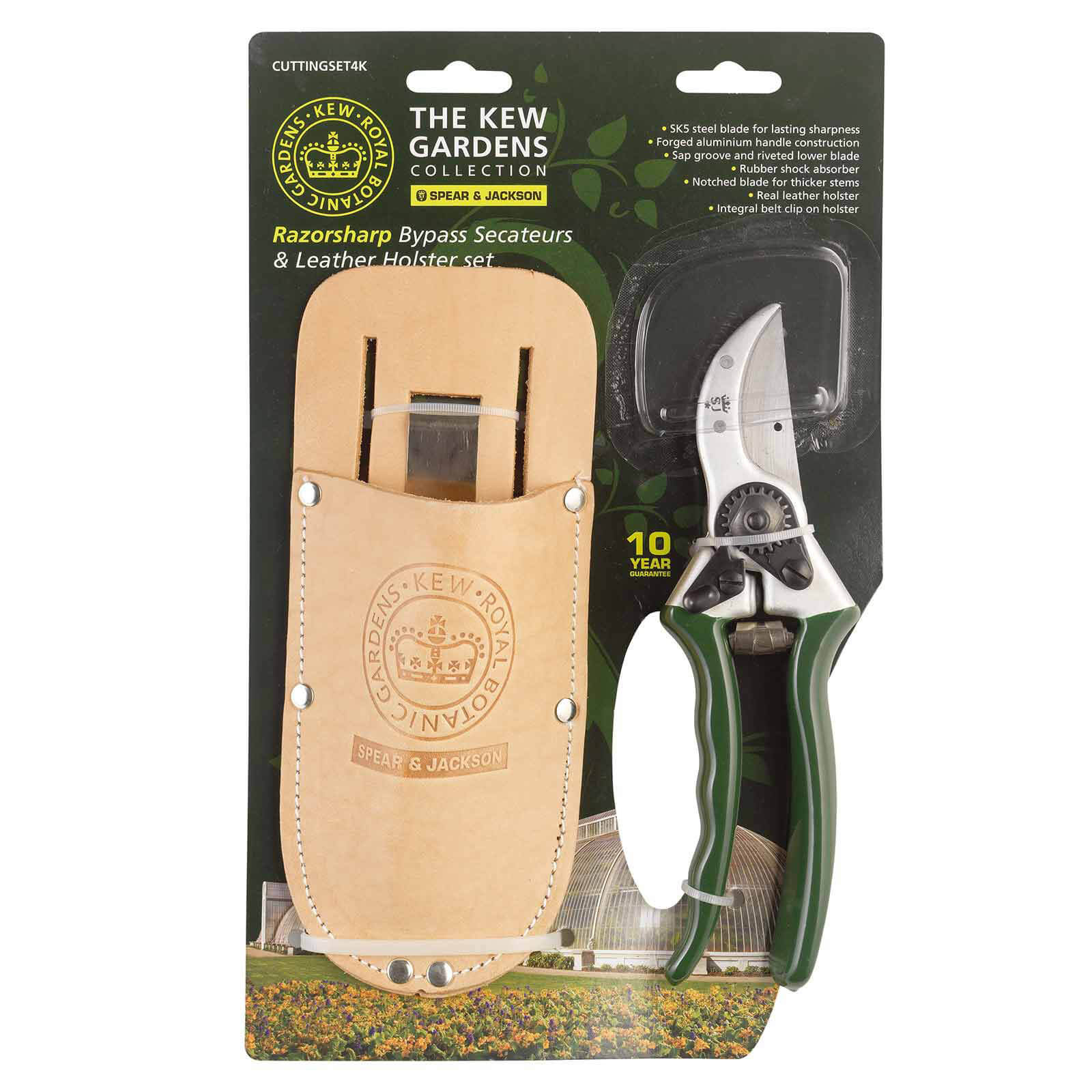 Image of Kew Gardens Bypass Secateurs and Holster Set