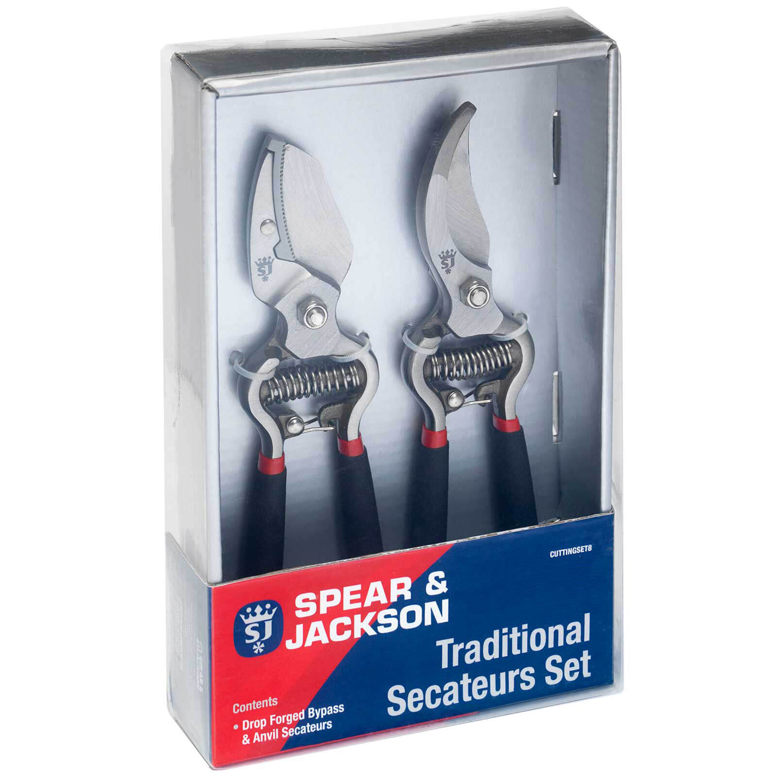 Image of Spear and Jackson Vintage Bypass and Anvil Secateurs Set