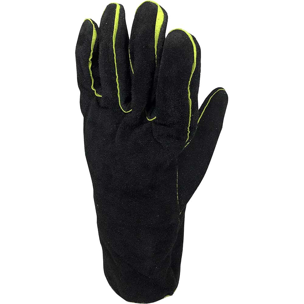 Kew Gardens Gauntlet Gardening Gloves Black / Green XL Pack of 1