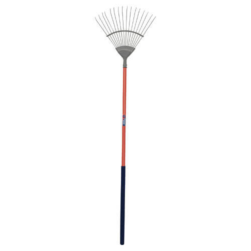 Image of Spear and Jackson Select Carbon Steel Flexo Lawn Rake 1.6m