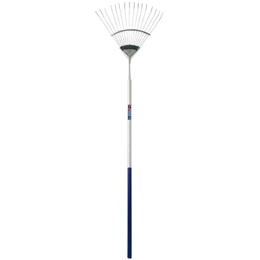 Image of Spear and Jackson Select Stainless Steel Flexo Lawn Rake 1.6m