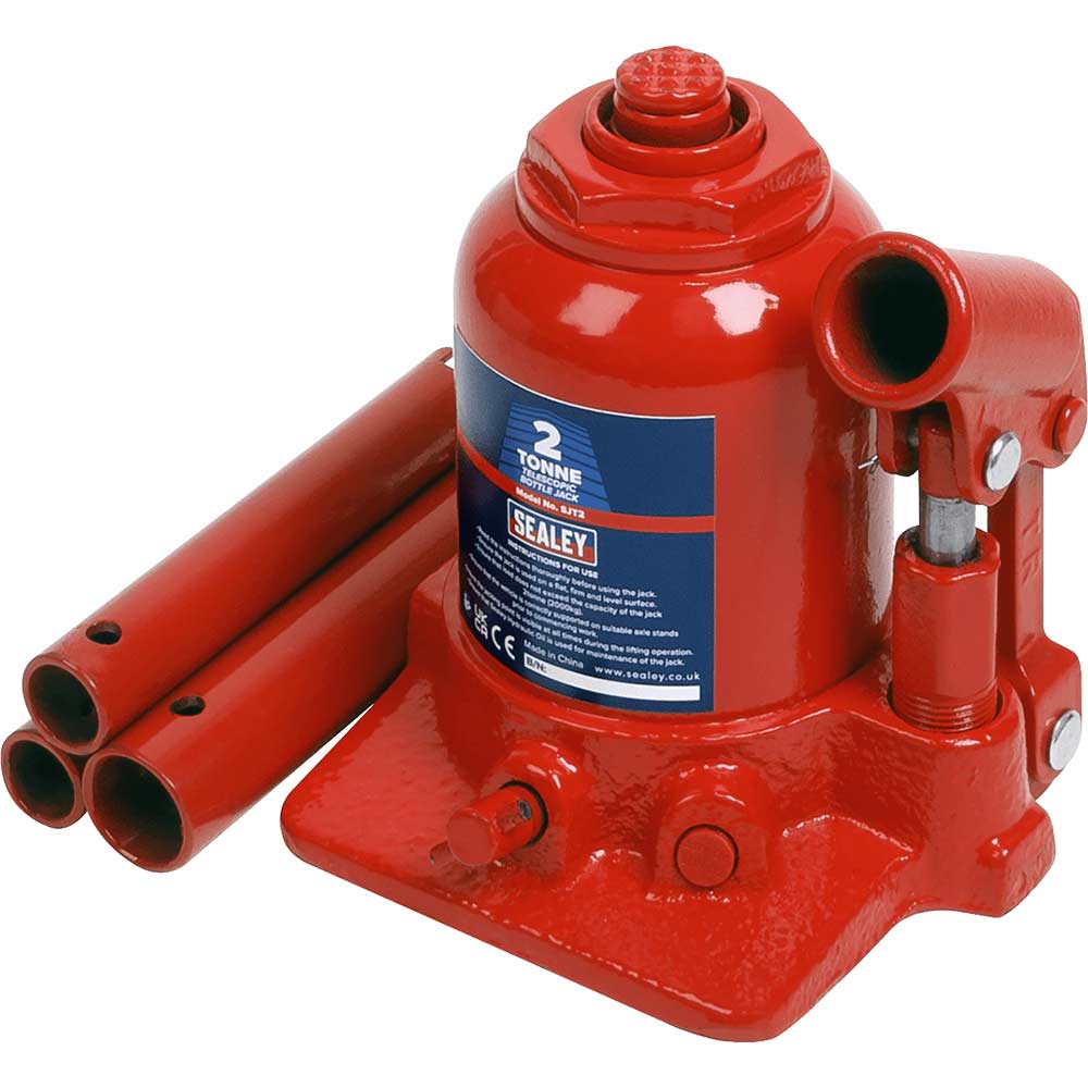 Sealey Telescopic Bottle Jack 2 Tonne