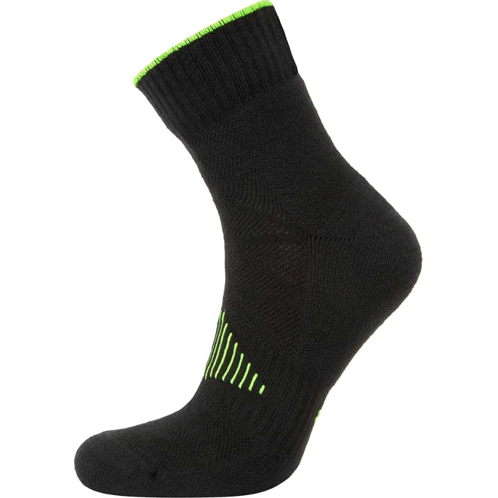 Portwest Recycled Trainer Socks Black Size 10 - 13