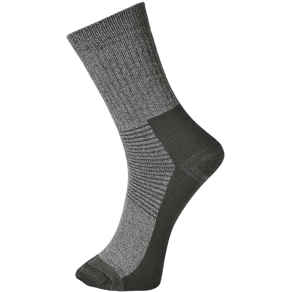 Portwest Thermal Socks Grey 6 - 9 Pack of 1