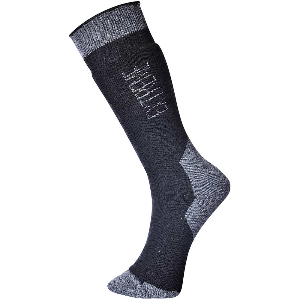 Portwest Extreme Cold Weather Socks Black 6 - 9 Pack of 1