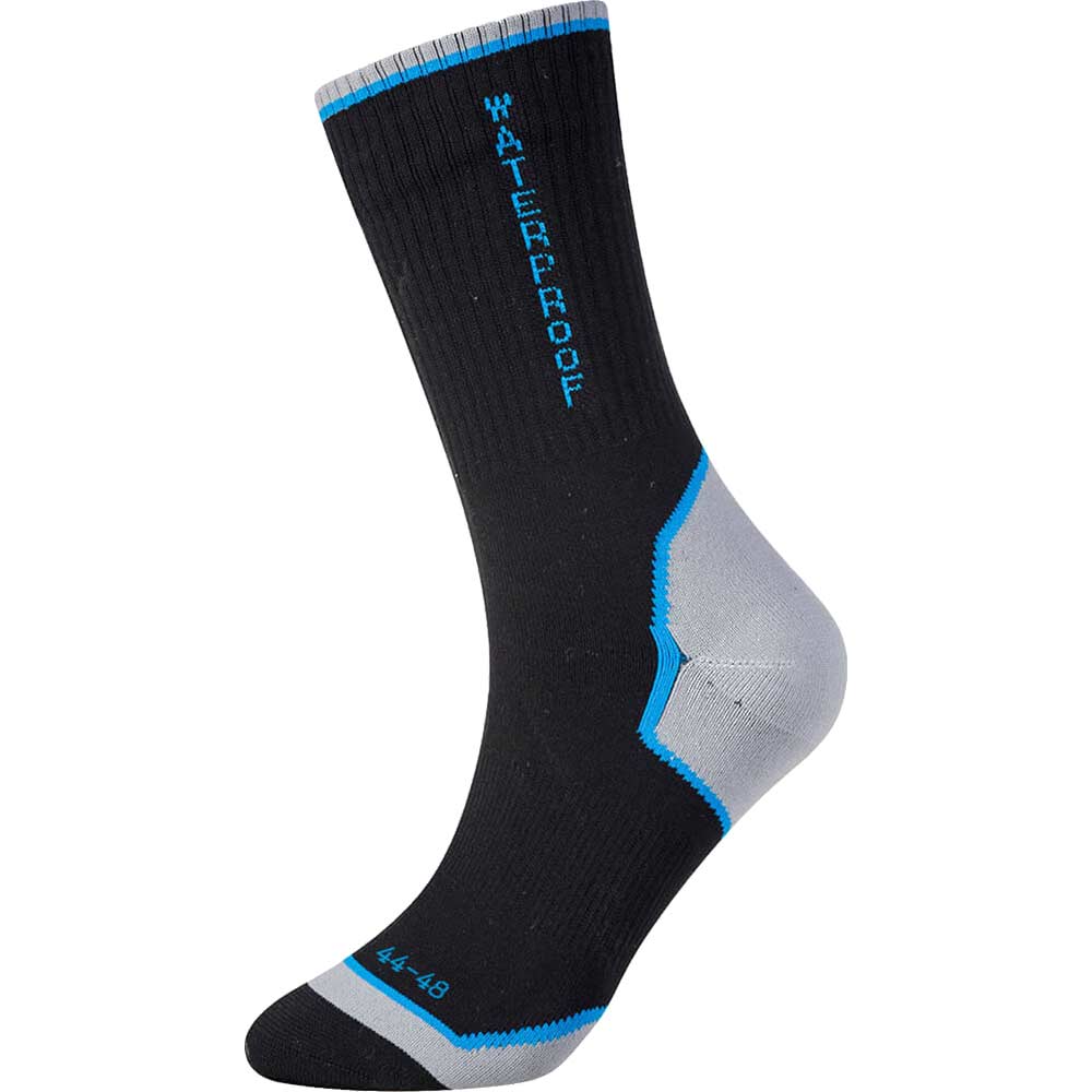 Portwest Performance Waterproof Socks Black 6 - 9 Pack of 1