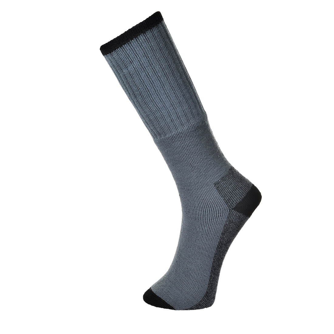 Image of Portwest Work Socks Grey 6 - 9 Pack of 3