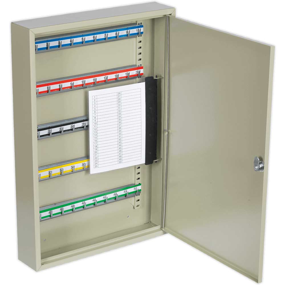 Sealey SKC50 Key Cabinet 50 Key Capacity