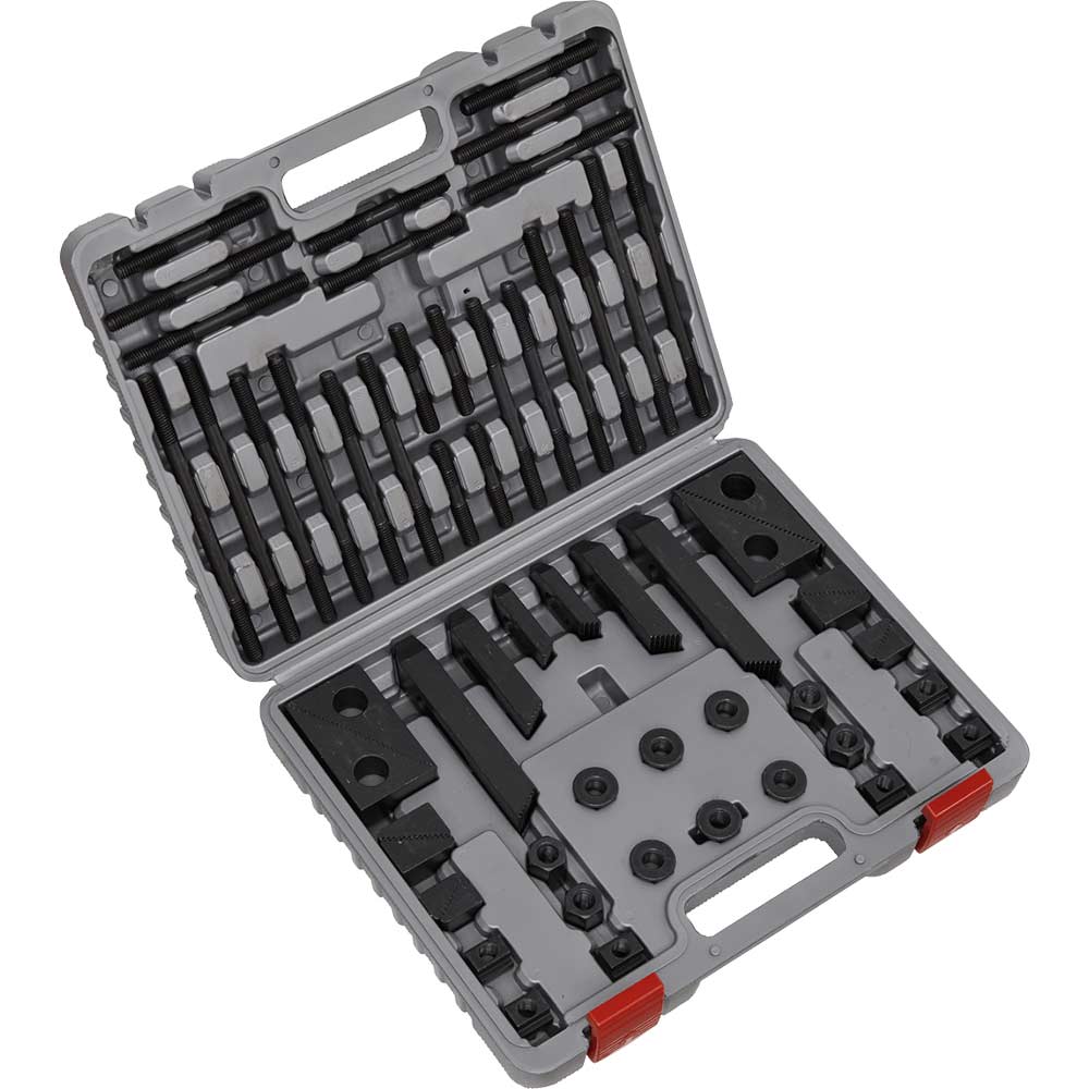 Image of Sealey 52 Piece Clamping Kit for Drilling and Milling Machines
