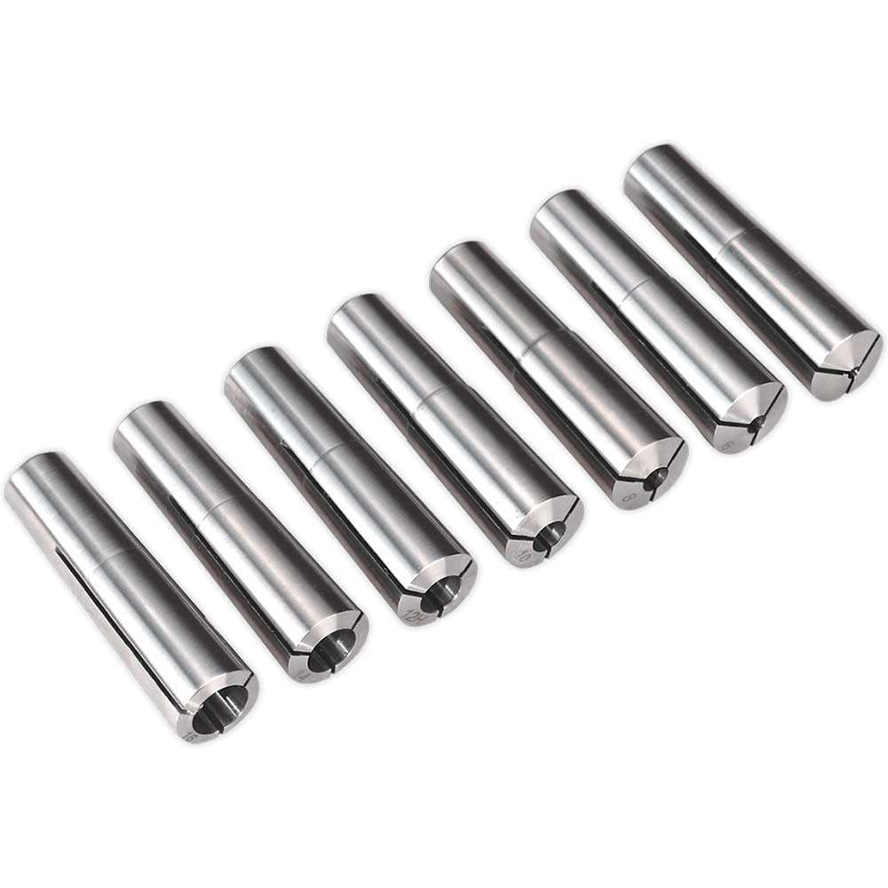 Image of Sealey MT3-M12 Collet Set for SM2502 Mini Mill
