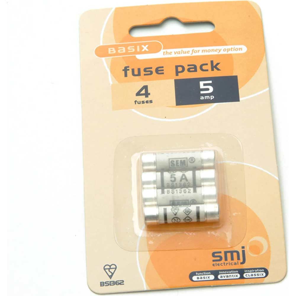 Image of SMJ 5 Amp Fuses Pack of 4