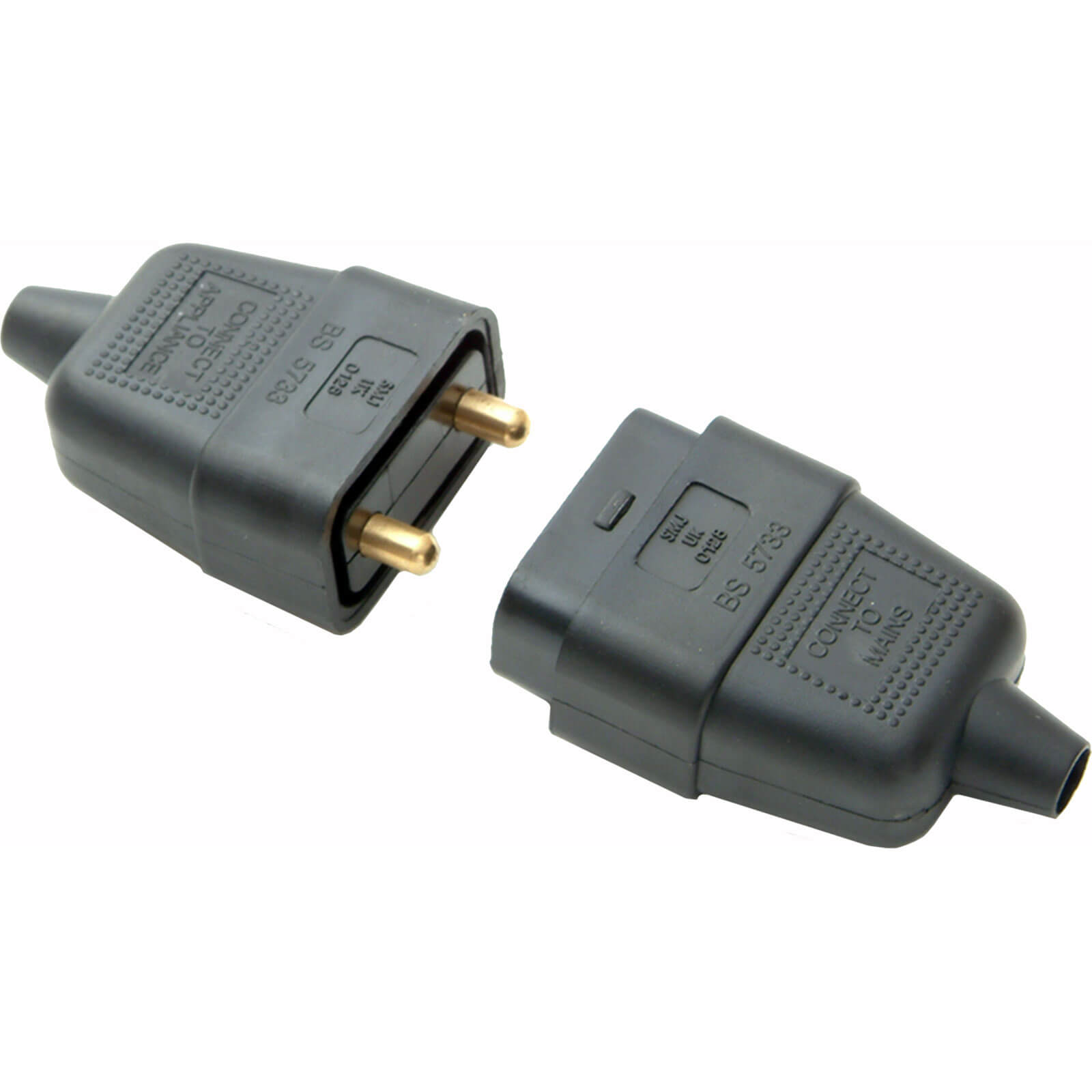 Image of SMJ 10Amp 3Pin Rubber Plug and Socket 240v