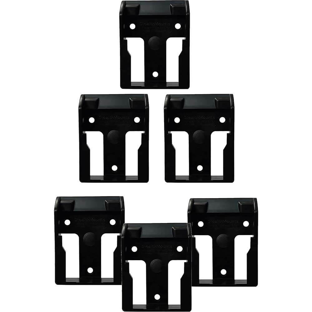 Photos - Inventory Storage & Arrangement Stealth Mounts 6 Pack Battery Mounts for DeWalt 18-54V XR Tools Black SMT 