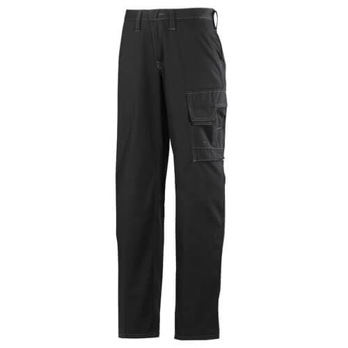 Image of Snickers 3713 Womens Service Line Work Trousers Black 27" 29"