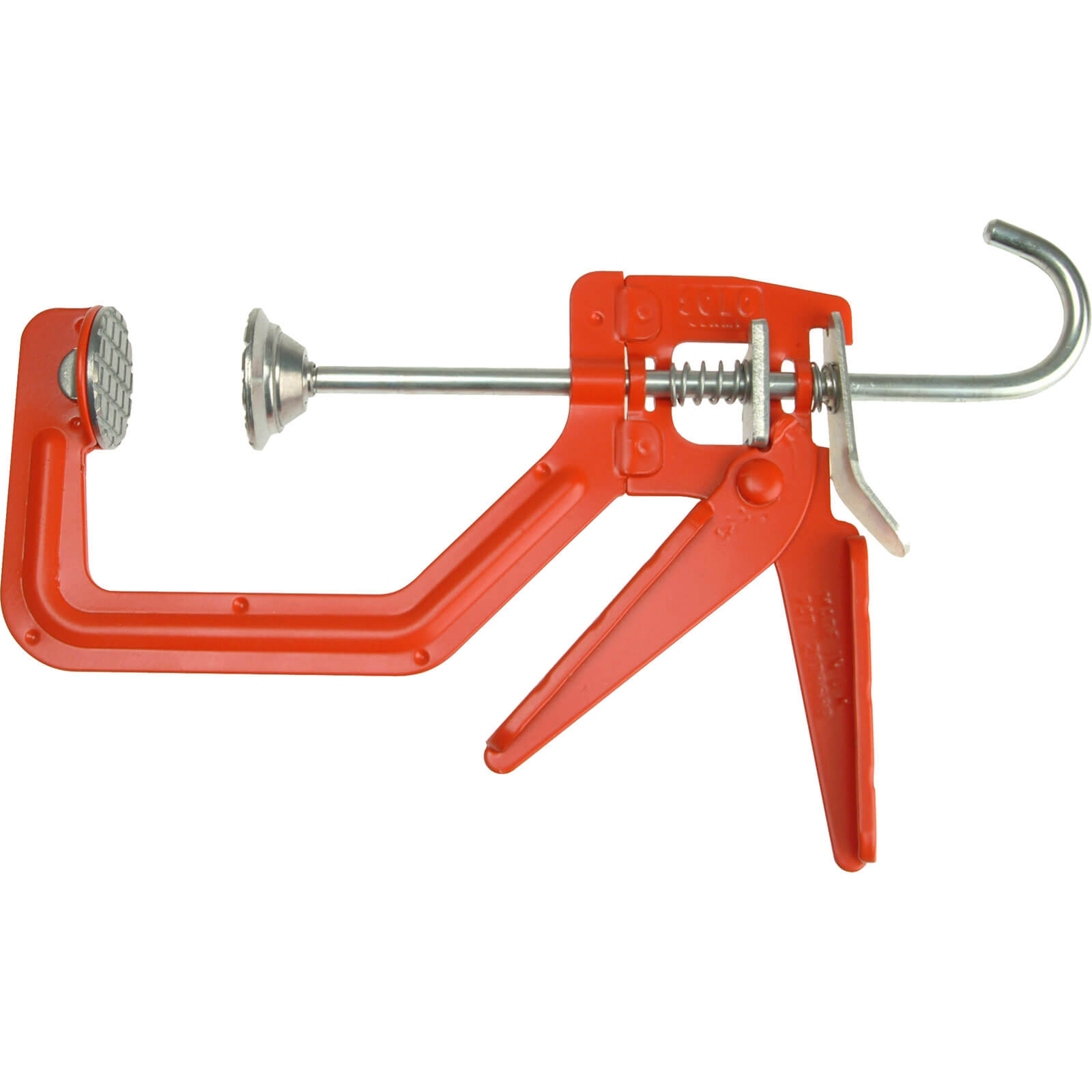 Image of Cox Solo One Handed G Clamp Metal feet 100mm