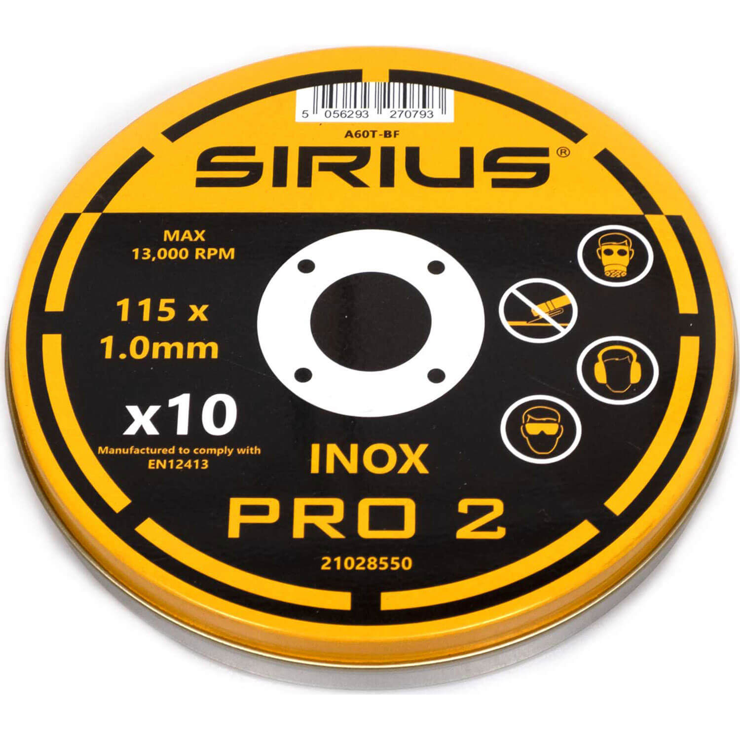 Photos - Cutting Disc Sirius PRO-2 115mm x 1mm Universal  115mm Pack of 10 