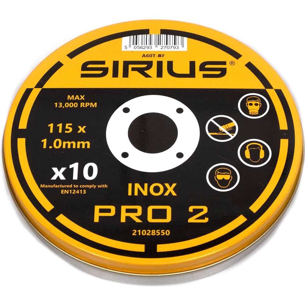 Photos - Cutting Disc Sirius PRO-2 115mm x 1mm Universal  115mm Pack of 10 