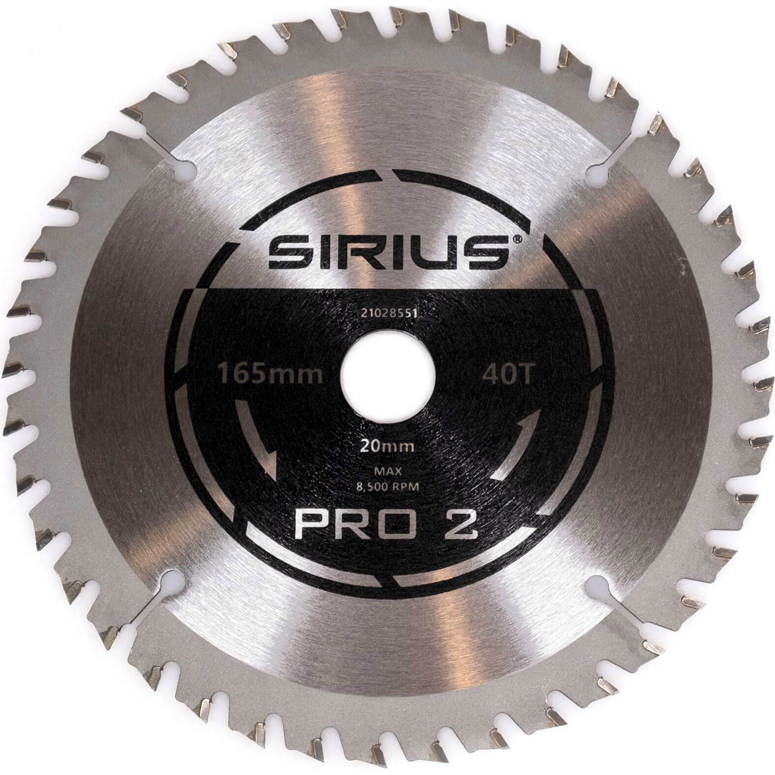 Image of Sirius PRO 2 165mm Cordless Circular Saw Blade 165mm 40T 20mm