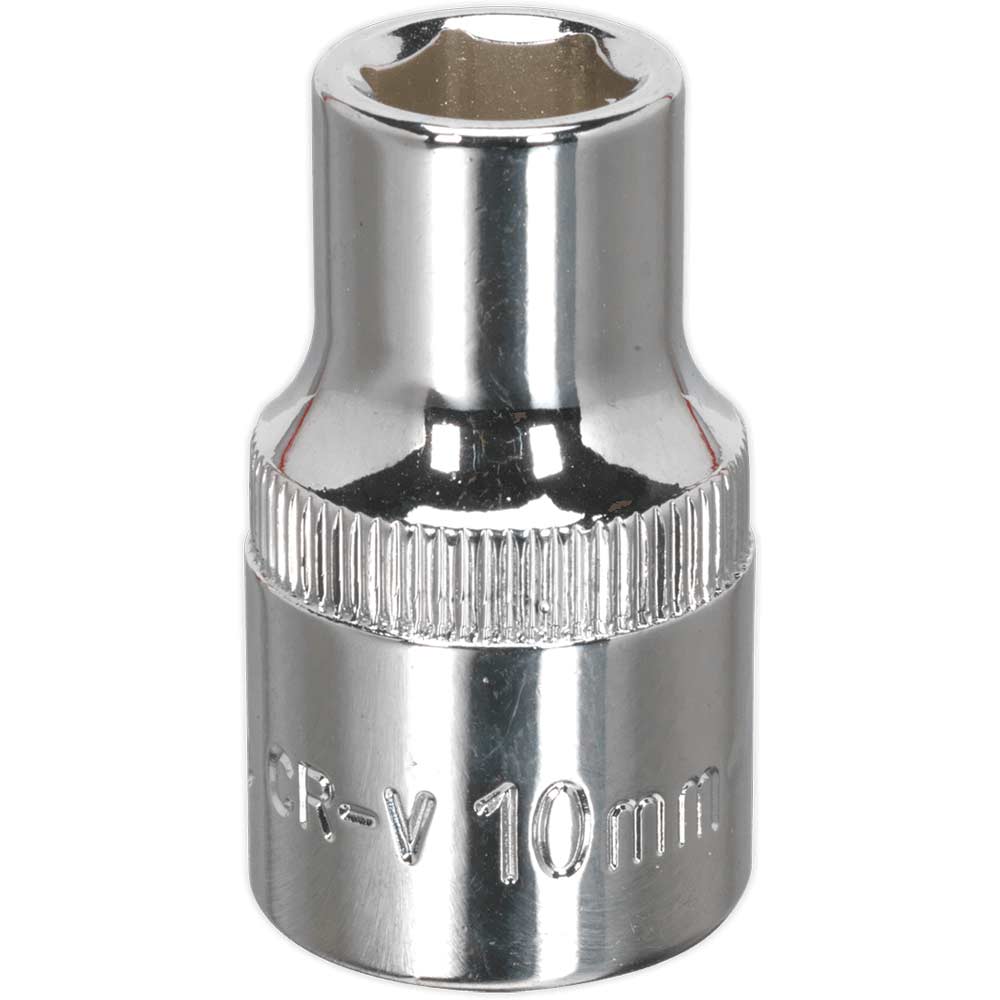 Sealey 1/2" Drive Hexagon WallDrive Socket Metric 1/2" 10mm