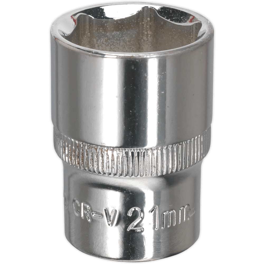 Photos - Bits / Sockets Sealey 1/2" Drive Hexagon WallDrive Socket Metric 1/2" 21mm SP1221 