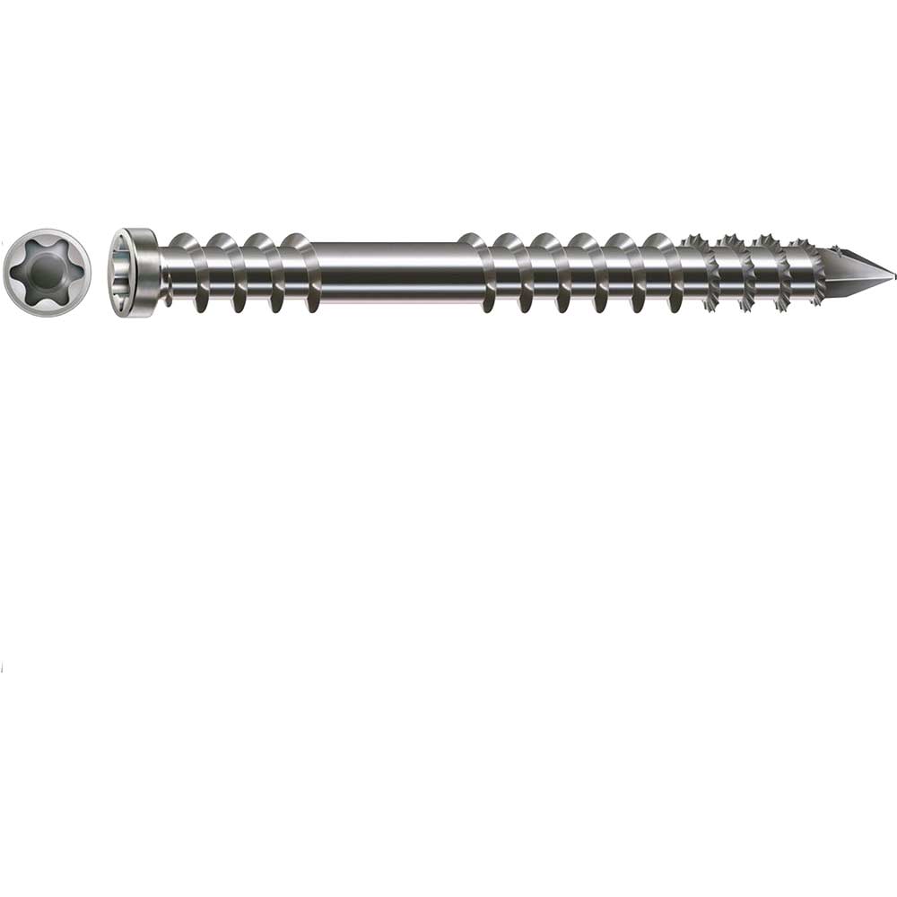 Spax A4 Stainless Steel Torx Decking Screws 6mm 40mm Pack of 200