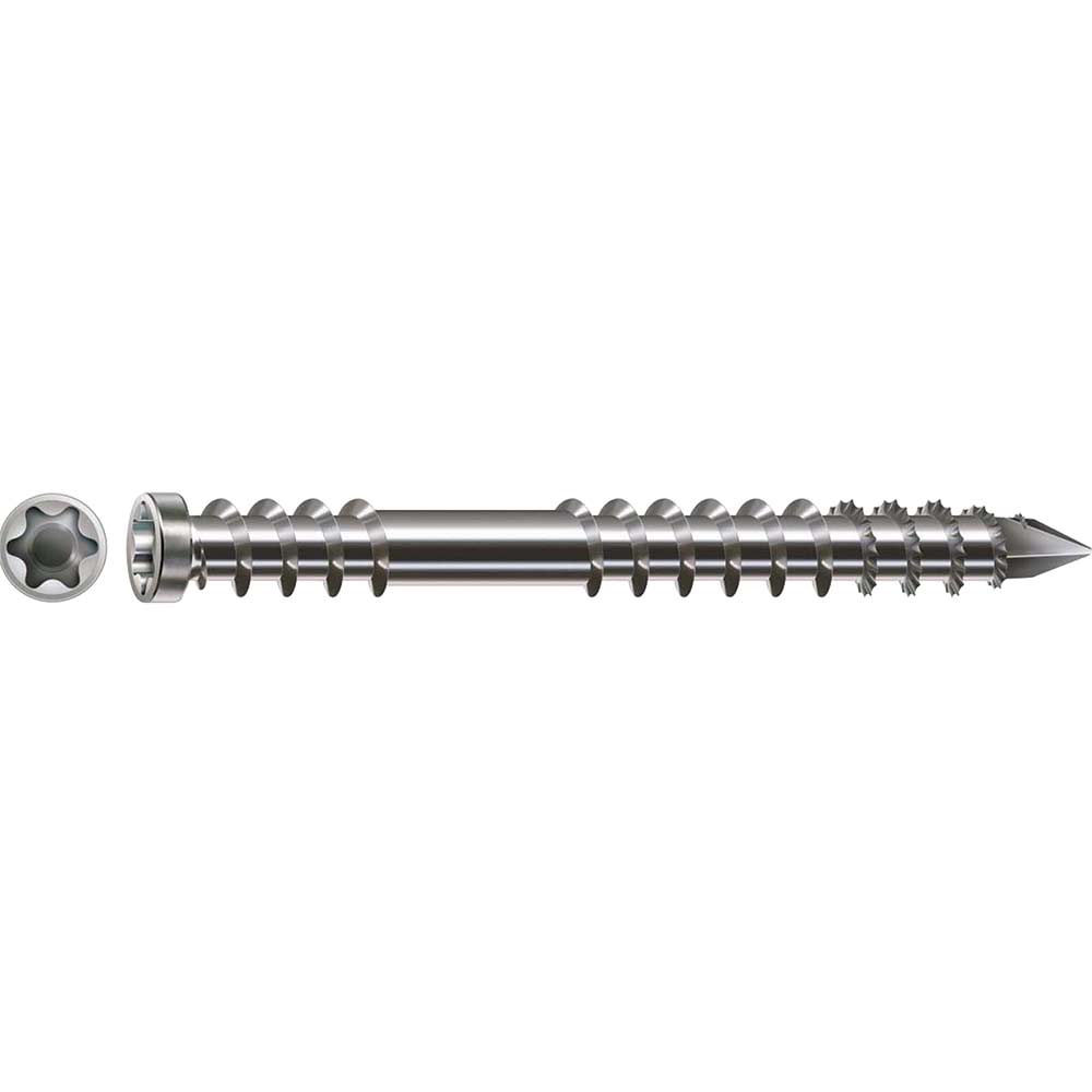 Spax A4 Stainless Steel Torx Decking Screws 6mm 80mm Pack of 100