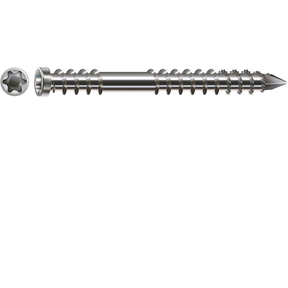 Spax A4 Stainless Steel Torx Decking Screws 6mm 100mm Pack of 100