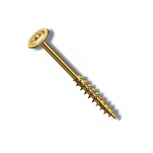 Image of Spax Wirox Washer Head Torx Wood Construction Screws 10mm 160mm Pack of 25