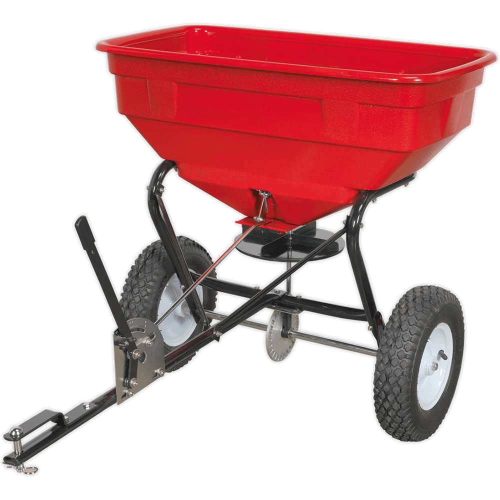 Sealey Tow Behind Feed, Grass and Salt Broadcast Spreader 57Kg