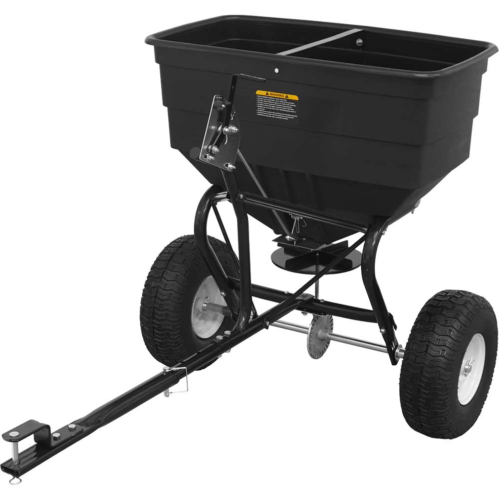 Sealey Tow Behind Feed, Grass and Salt Broadcast Spreader 80kg