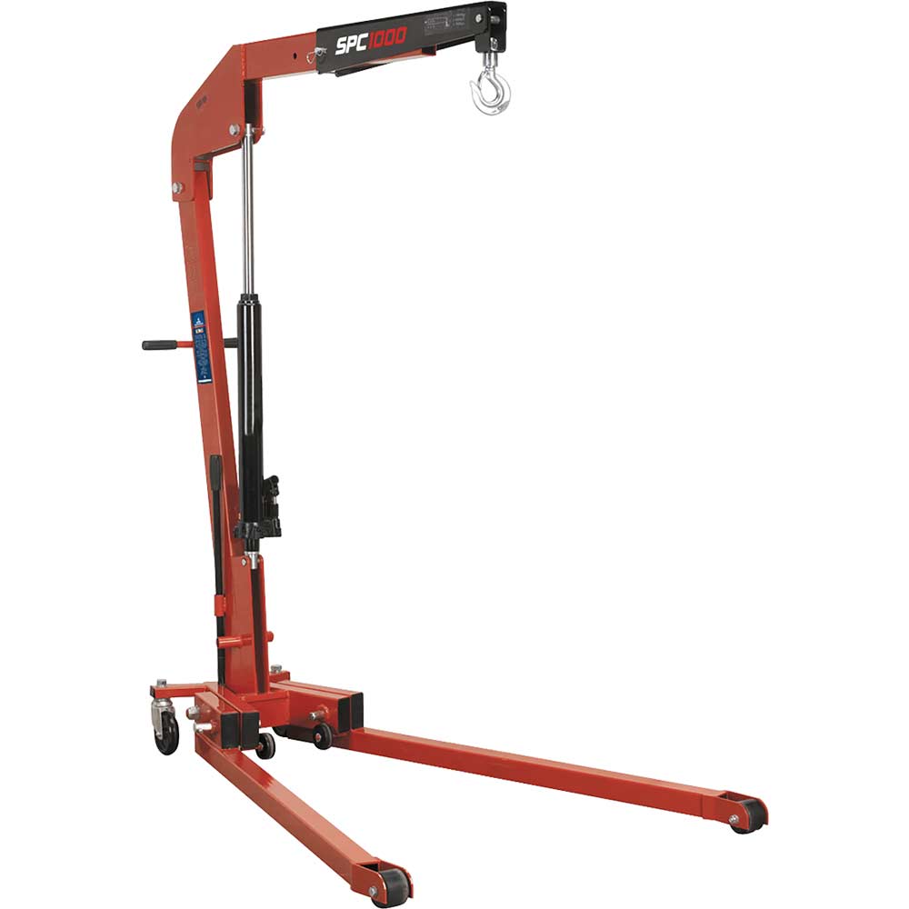 Sealey Premier Folding Engine Crane 1 Tonne
