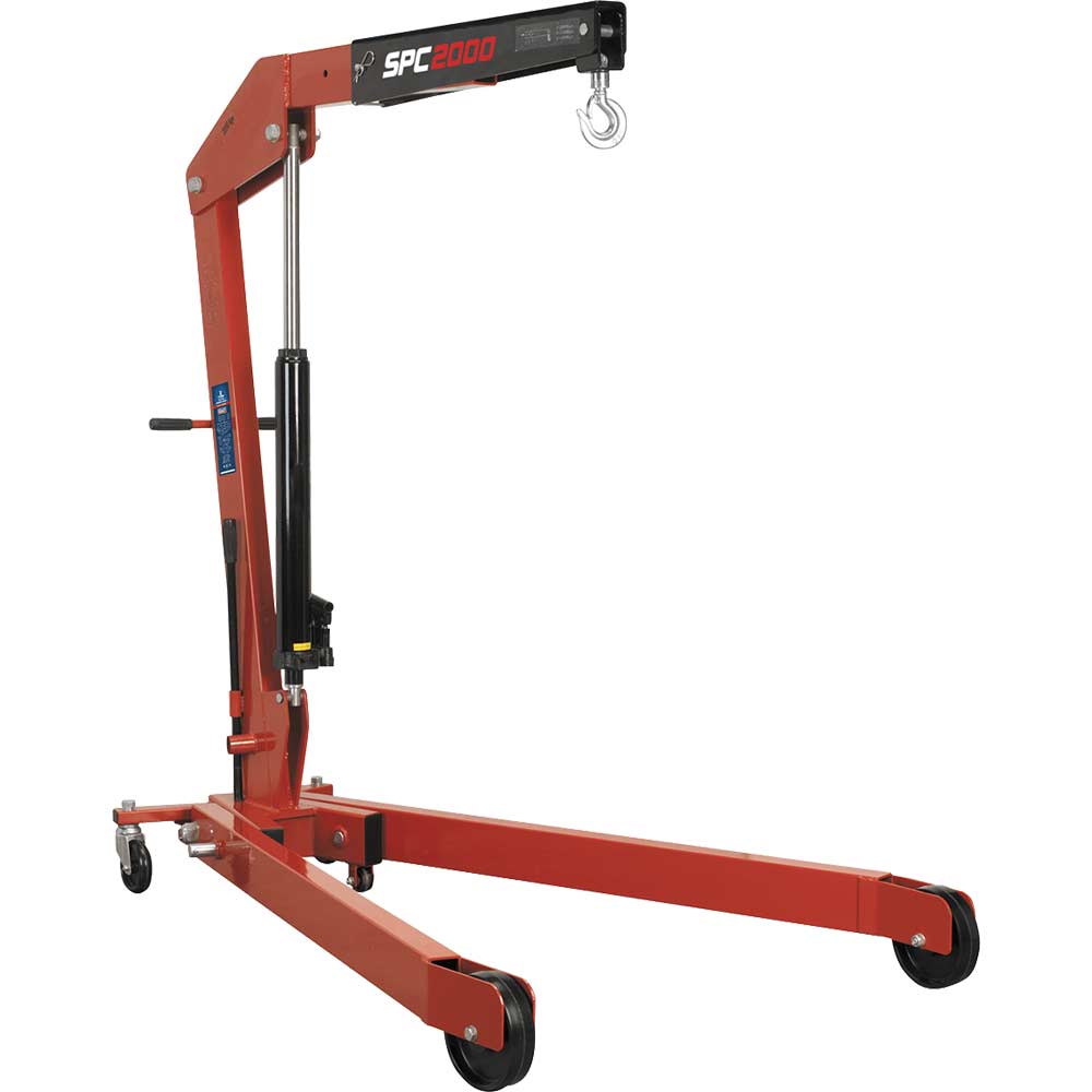 Sealey Premier Folding Engine Crane 2 Tonne
