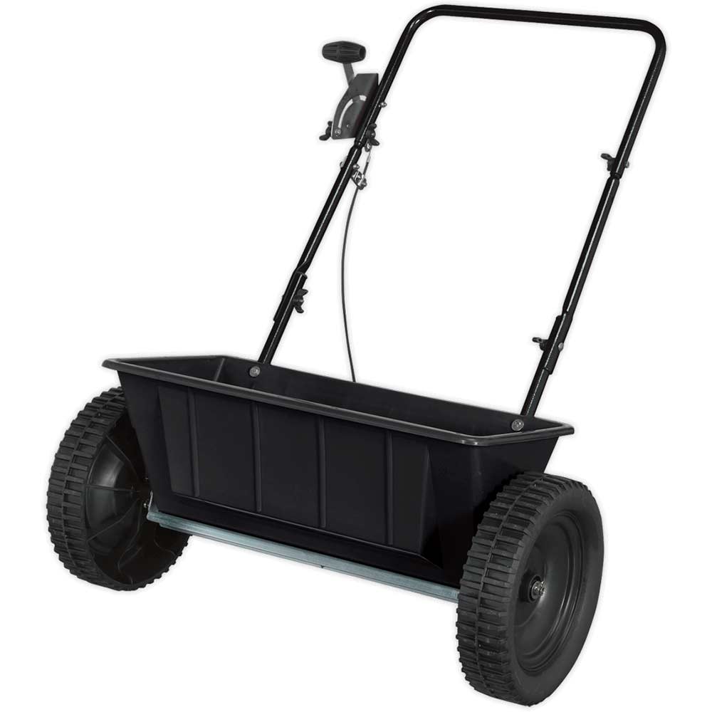Sealey Push Feed, Grass and Salt Drop Spreader 27kg