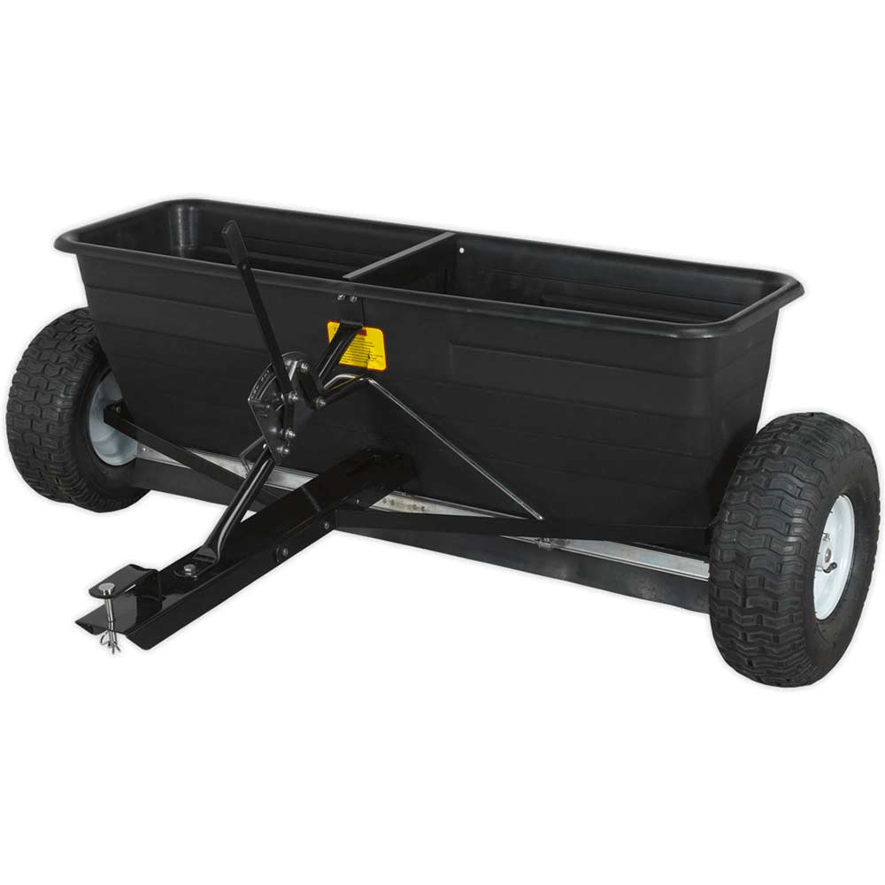 Sealey Tow Behind Feed, Grass and Salt Drop Spreader 80kg