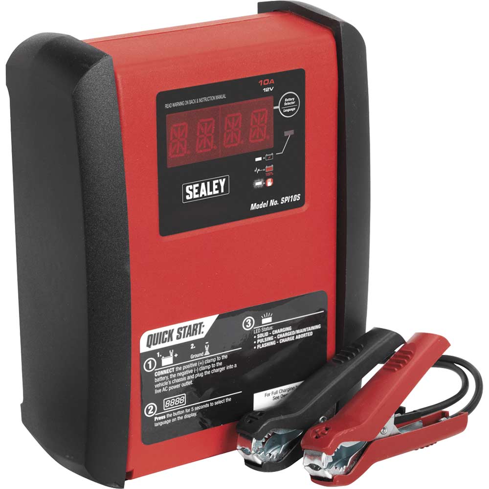 Sealey SPI110S Intelligent Vehicle Battery Charger 12v