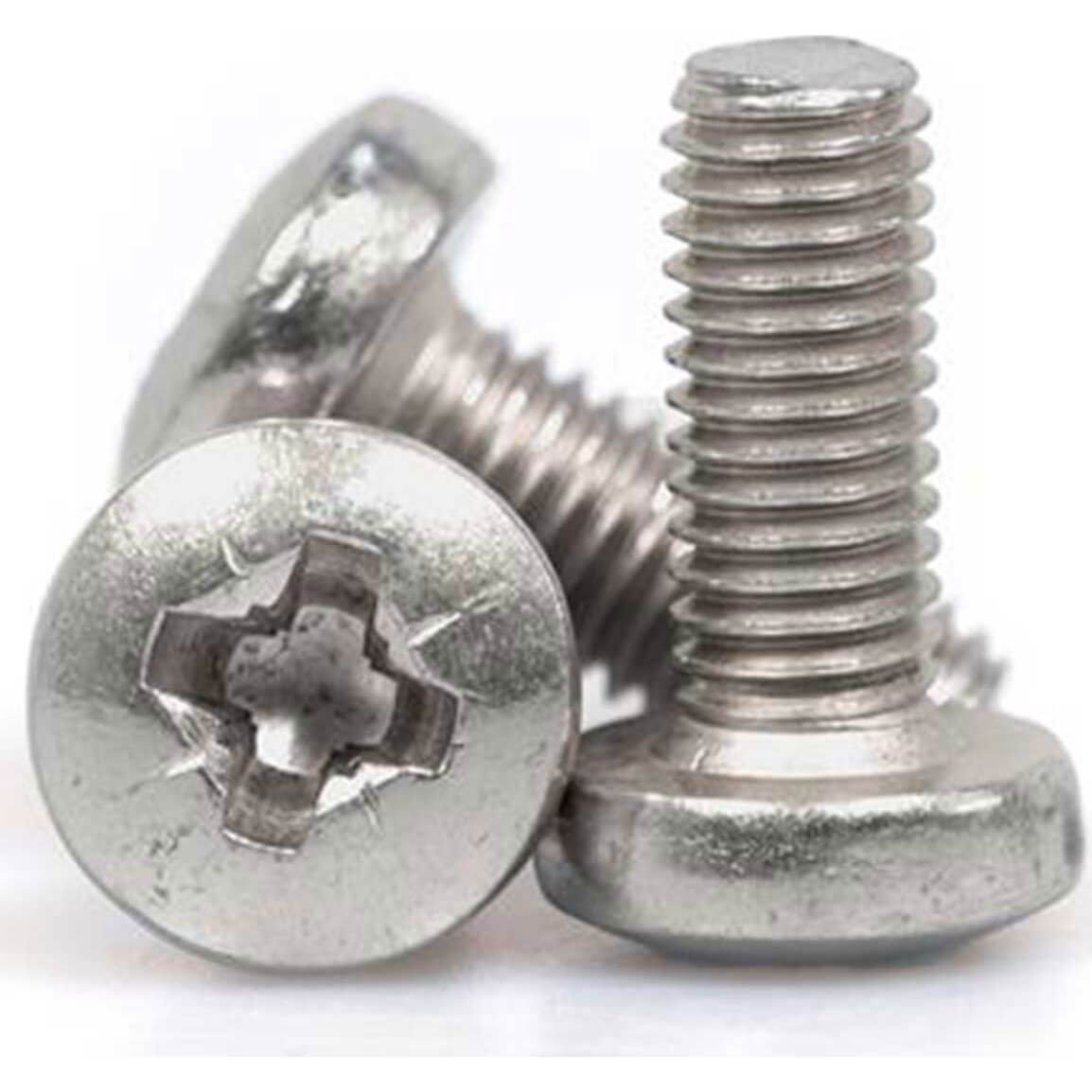 Image of Sirius Pan Head Machine Screw Pozi A2 304 Stainless Steel M2.5 12mm Pack of 1