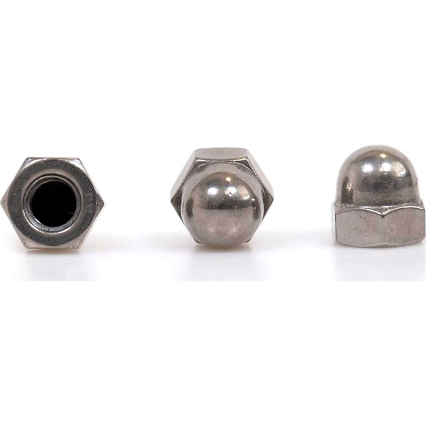 Image of Sirius A4 316 Stainless Steel Hexagon Dome Nuts M3