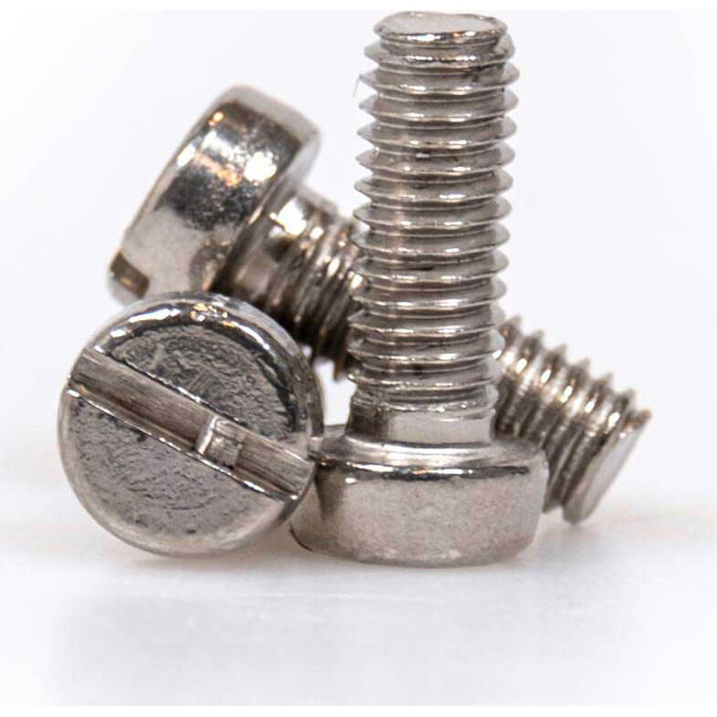 Image of Sirius Cheese Head Machine Screw Slotted A2 304 Stainless Steel M6 12mm Pack of 1