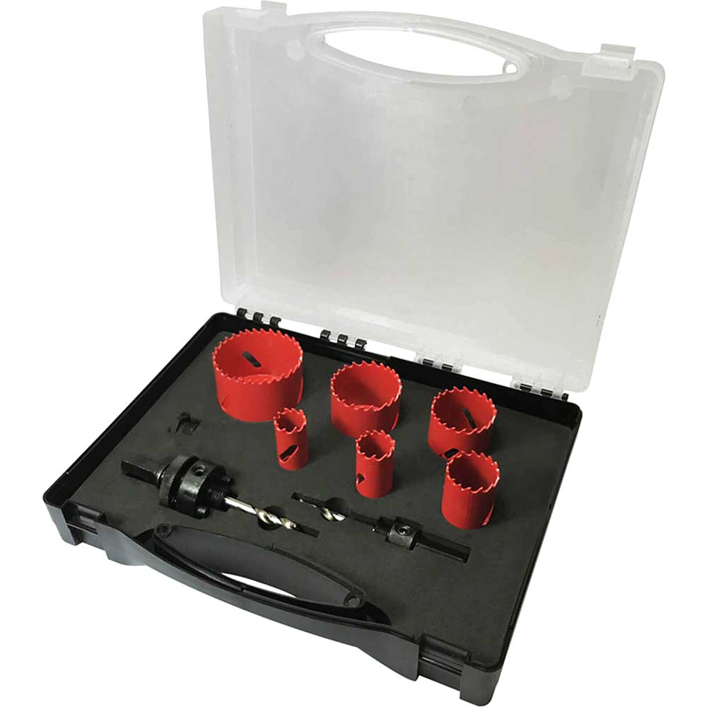 Image of Sirius 9 Piece Plumbers HSS Bi Metal Hole Saw Set