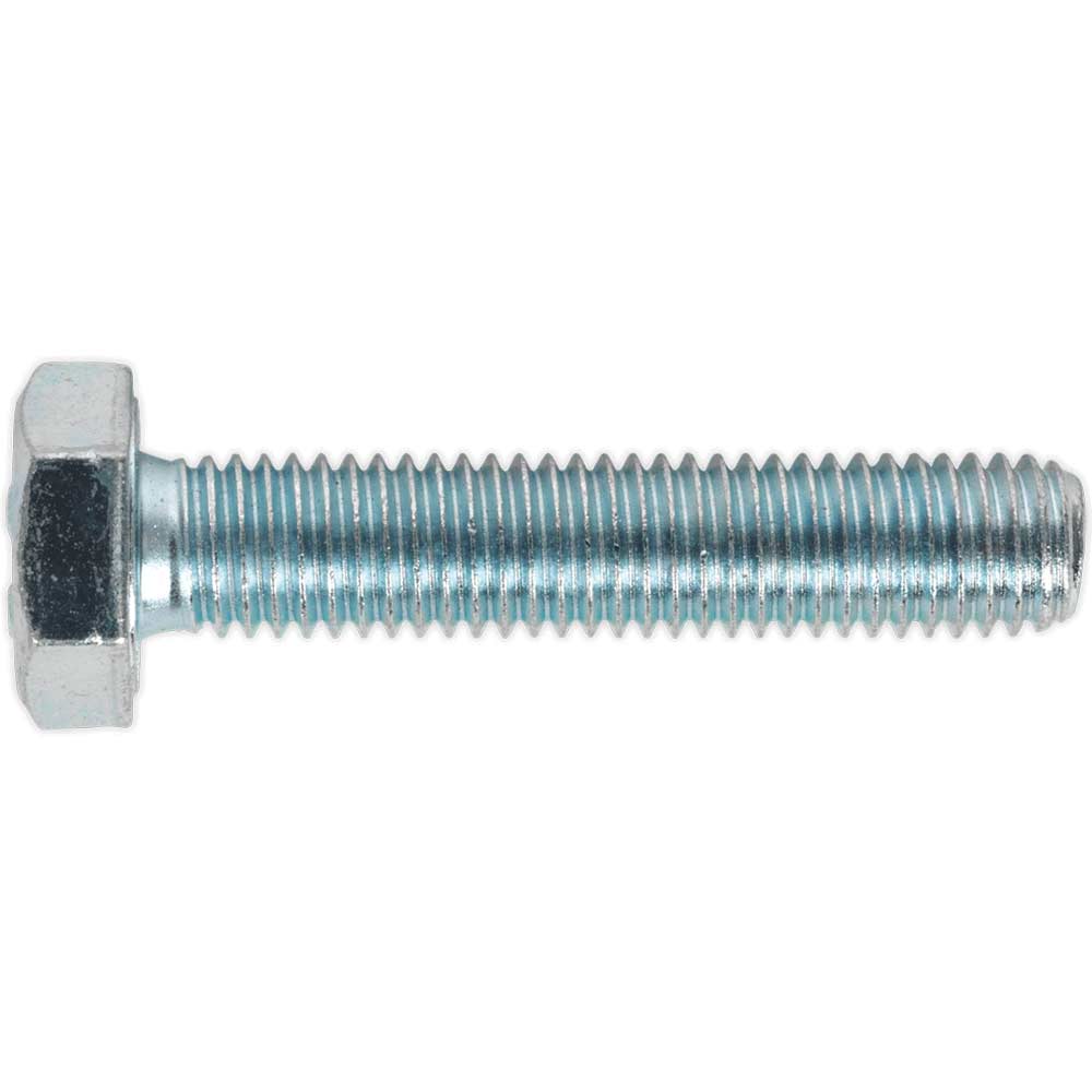Photos - Nail / Screw / Fastener Sealey Zinc Plated 8.8 Steel Din 933 HT Setscrews M10 50mm Pack of 25 SS1050 
