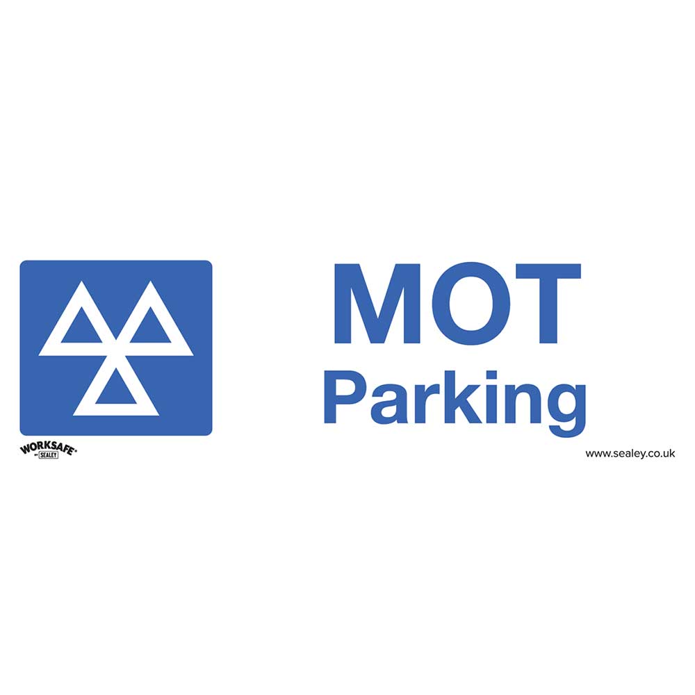 Image of Sealey Rigid Plastic MOT Parking Sign