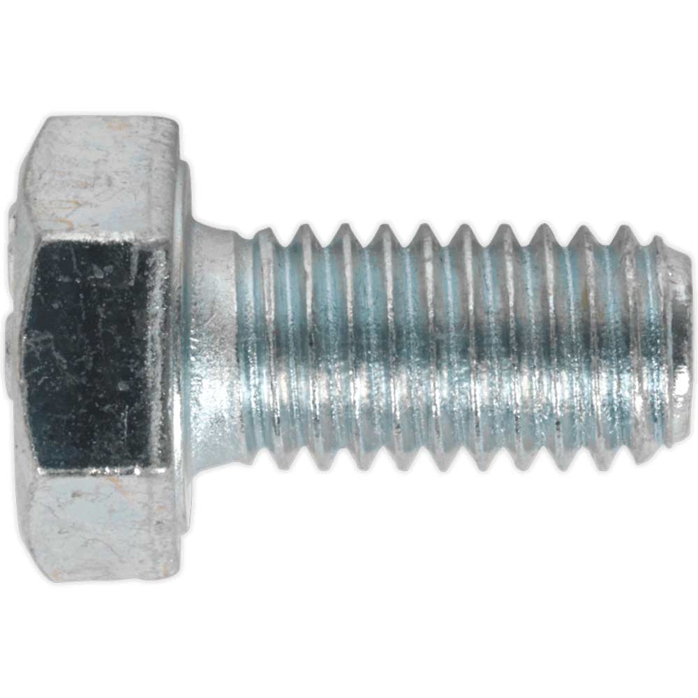 Photos - Nail / Screw / Fastener Sealey Zinc Plated 8.8 Steel Din 933 HT Setscrews M8 16mm Pack of 50 SS816 