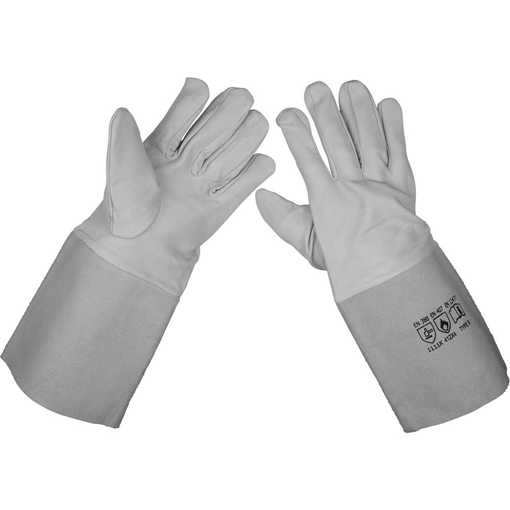 Sealey TIG Welding Gauntlet Gloves
