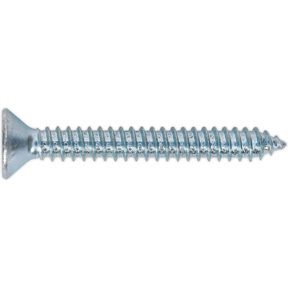 Sealey Countersunk Self Tapping DIN 7982 Screws 6.3mm 51mm Pack of 100 in UK Specification