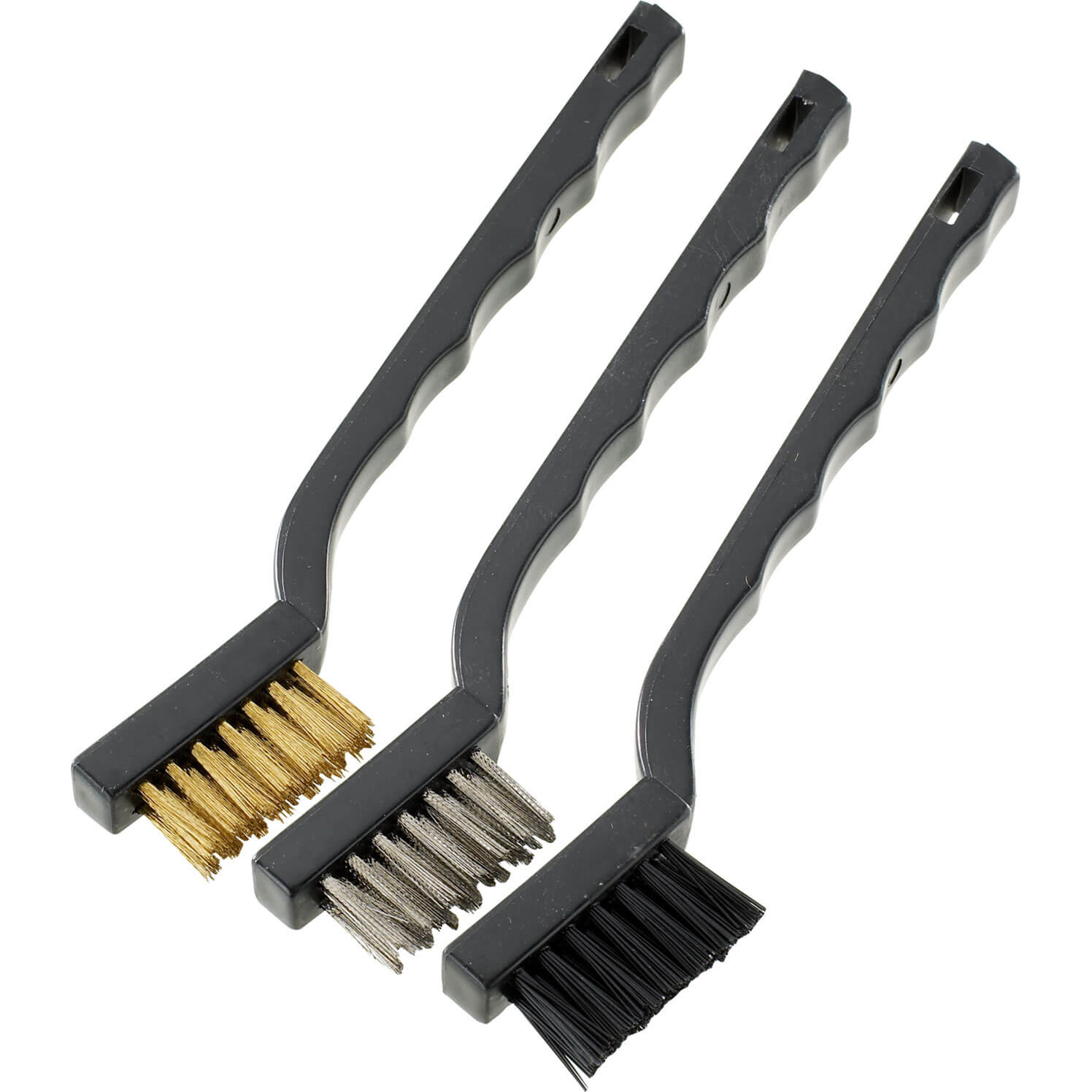 Photos - Other Hand Tools Stanley 3 Piece Abrasive Hand Brush Set 